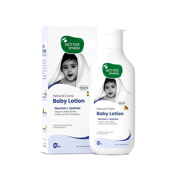 Mother Sparsh Natural Care Baby Lotion Suitable for Newborn - 200ml