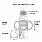 Dr. Brown Narrow Sippy Spout Bottle 8 oz/250ml - Ideal For Transitioning From Bottle To Sippy Cup - Image 8
