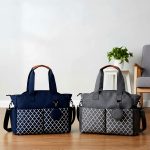 KYD Mooli Baby Diaper Tote Bag Water-Resistant Sleek Design Bag For Short Family Trips Or Carry-on Luggage.