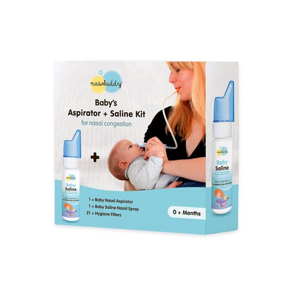NasoBuddy Baby Aspirator + Saline Kit