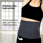 PharmEasy Abdominal Belt 8" Waist Trimmer - Gray - Image 3