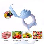 Baybee Silicone Fruit and Food Nibbler - Blue - Easy-to-Clean, Ideal for 6+ Months - Image 3