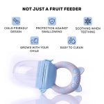 Baybee Silicone Fruit and Food Nibbler - Blue - Easy-to-Clean, Ideal for 6+ Months - Image 5