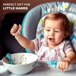 Baybee Spoon & Fork Set 0m+ - Blue - Image 2