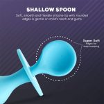 Baybee Spoon & Fork Set 0m+ - Blue - Image 4