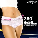 Whisper Super Absorbent Period Panty L-XL (100-140CM) - 6 Panties - Image 6