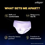 Whisper Super Absorbent Period Panty L-XL (100-140CM) - 6 Panties - Image 7