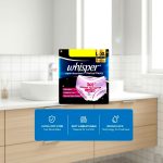 Whisper Super Absorbent Period Panty L-XL (100-140CM) - 6 Panties - Image 4