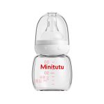 Minitutu Newborn Baby Glass Feeding Bottle - 0m+