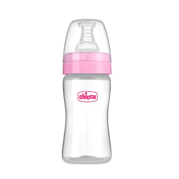 Chicco Feed Easy Anti Colic Bottle 125ml - Pink