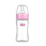 Chicco Feed Easy Anti-Colic Bottle 125ml – Pink - Bottle with Anti-Colic System