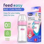 Chicco Feed Easy Anti Colic Bottle 125ml - Pink - Image 2