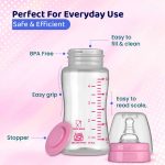 Chicco Feed Easy Anti Colic Bottle 125ml - Pink - Image 5