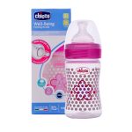 Chicco Well-Being Feeding Bottle 150 ml - Pink - Image 2