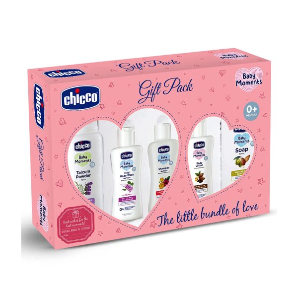 Chicco Baby Moments Delight Gift Pack Ideal For Baby Shower,Newborn Gifting,New Parents – 0m+