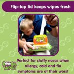 Boogie Wipes Saline Nose Wipes - Fresh Scent - 45wipes - Image 4
