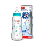 LuvLap Essential Slim Neck Feeding Bottle - 250ml - Green