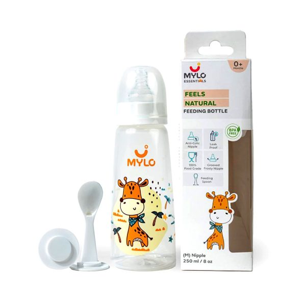 Mylo Essentials Feels Natural Feeding Bottle 250ml 0m+