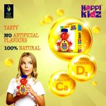 HappiKidz Calcium + Vitamin D3 Gummies - 60 Gummies - Image 4