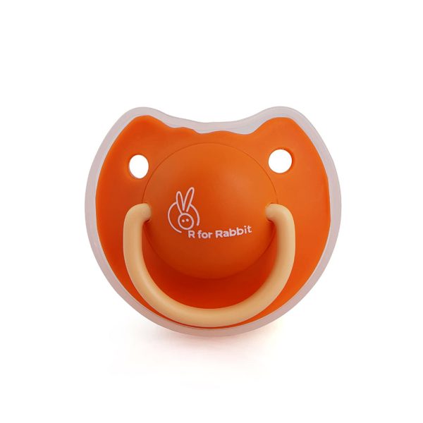 Rabbit Tusky Pacifier - M - 3m+ - Orange