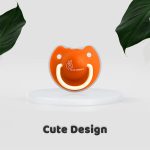 Rabbit Tusky Pacifier - M - 3m+ - Orange - Image 2