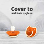 Rabbit Tusky Pacifier - M - 3m+ - Orange - Image 4