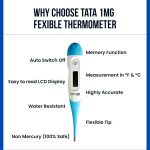 Tata 1mg Flexible Tip Digital Thermometer With One Touch Operation For Children And Adult - Image 5
