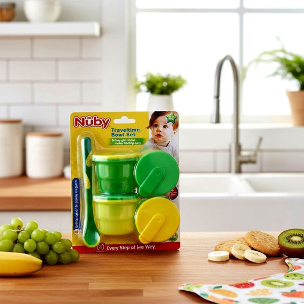 Nuby Micro Traveltime Bowl Set