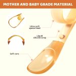 Snowie Soft Silicone Spoon 2 Pcs With Case - Orange - Image 6