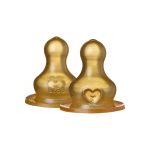 Bibs Baby Bottle Replacement Nipple 2 Pack Silicone - 2m+