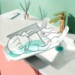⁦BestChicca Infant Bathing Seat, Cushioned Support For Baby⁩ - الصورة ⁦5⁩