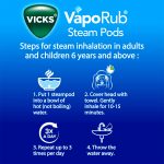 كبسولات بخار Vicks VapoRub – لتخفيف انسداد الأنف، احتقان الجيوب الأنفية، الصداع والسعال - Image 4