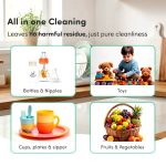 ⁦Mylo Baby Anti-Bacterial Liquid Cleanser For Cleaning Feeding Bottles And Toys - 1L⁩ - الصورة ⁦2⁩