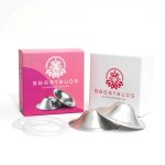 BoobyBuds Original Silver Nursing Cups Universal Fit Nipple Shields for Breastfeeding Relief