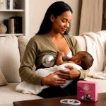 ⁦BoobyBuds Original Silver Nursing Cups Universal Fit Nipple Shields for Breastfeeding Relief⁩ - الصورة ⁦7⁩