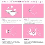 ⁦BoobyBuds Original Silver Nursing Cups Universal Fit Nipple Shields for Breastfeeding Relief⁩ - الصورة ⁦3⁩