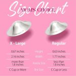 ⁦BoobyBuds Original Silver Nursing Cups Universal Fit Nipple Shields for Breastfeeding Relief⁩ - الصورة ⁦5⁩