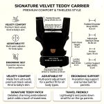 KYB 4-in-1 Premium Baby Carrier Breathable, Ergonomic, & C-Section Friendly - Black - Image 7