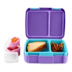 ⁦SkipHop Spark Style Bento School Lunch Box For Kids – Narwhal – Age 3+⁩ - الصورة ⁦2⁩
