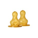 Bibs Baby Bottle Replacement Nipple - Silicone - Pack Of 2 - 4m+