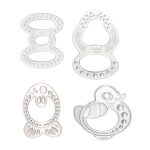 Wee Baby Multi-Shape Silicone Teether Set (4M+)