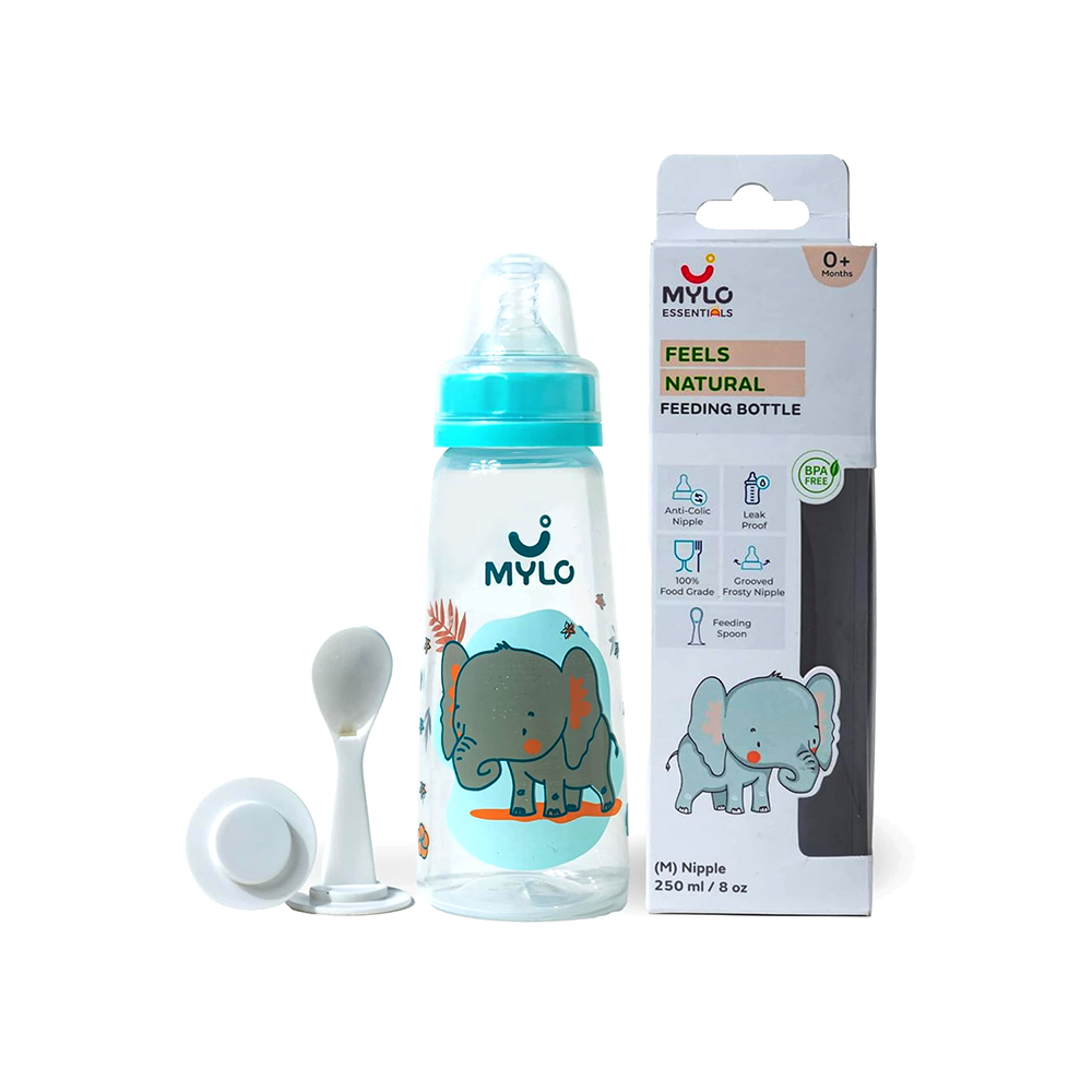 8904380604662-1 Mylo Essentials Feels Natural Feeding Bottle 250ml - 0m+ - الصورة 1