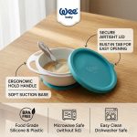 ⁦Wee Baby Plate with Lid - 6m+⁩ - الصورة ⁦4⁩