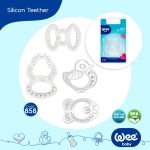 ⁦Wee Baby Multi-Shape Silicone Teether Set (4M+)⁩ - الصورة ⁦3⁩