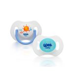 ⁦Wee Baby Day & Night Soother no.2 / 6-18 Glow in the Dark - Blue⁩ - الصورة ⁦2⁩
