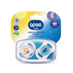 Wee Baby Day & Night Soother no.2 / 6-18 Glow in the Dark - Blue