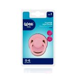 Wee Baby Round Teat Soother Cool 0-6m - Pink