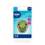 Wee Baby Round Teat Soother Cool 6-18m - Green