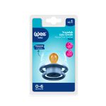 Wee Baby Round Teat Soother Pure 0-6m - Baby Blue