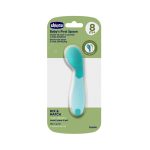 ⁦Chicco Baby's First Spoon Mix & Match 8m+ Teal⁩ - الصورة ⁦2⁩